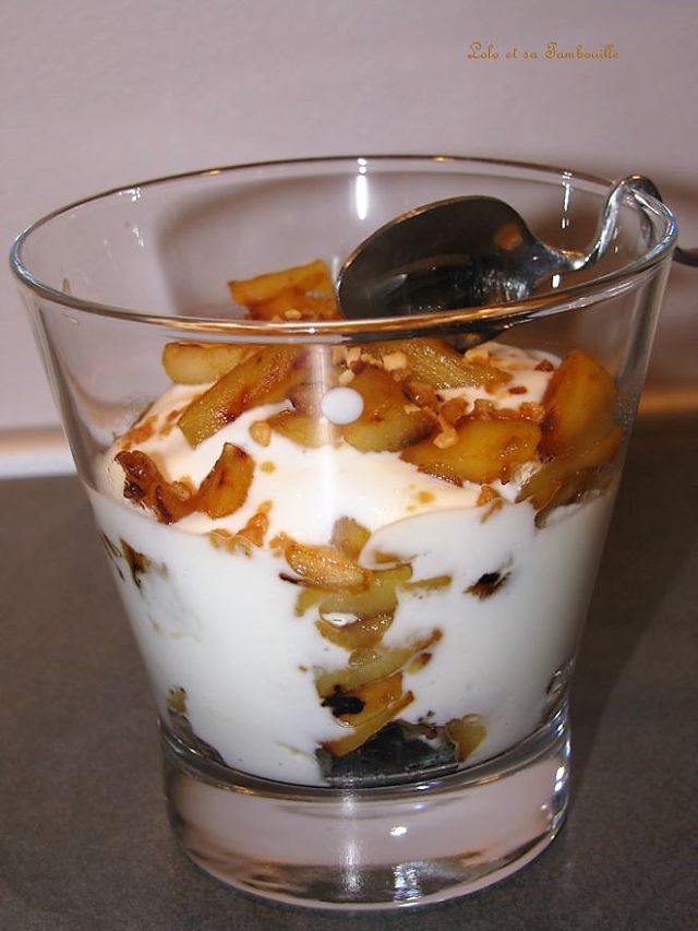 Verrine De Pomme Caram Lis E Au Fromage Blanc Recette De Lolo Et Sa