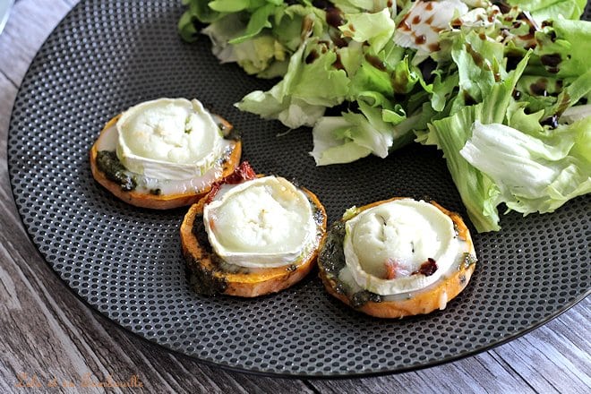 Patate Douce En Tartines Ch Vre Pesto Recette De Lolo Et Sa