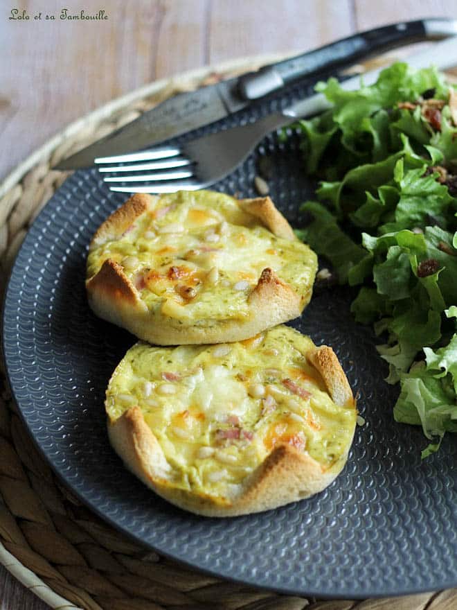 Quiches Express Tomme Jambon Recette De Lolo Et Sa Tambouille