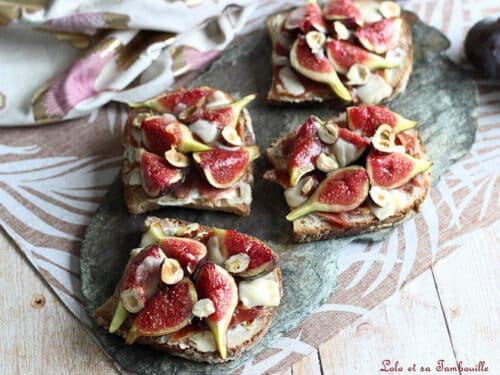 Tartines Aux Figues Parmesan Recette De Lolo Et Sa Tambouille