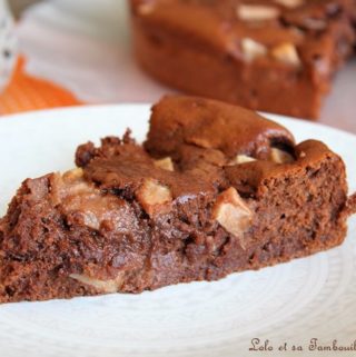 Gateau Fondant Au Chocolat Poires Sans Beurre Recette De Lolo Et Sa Tambouille