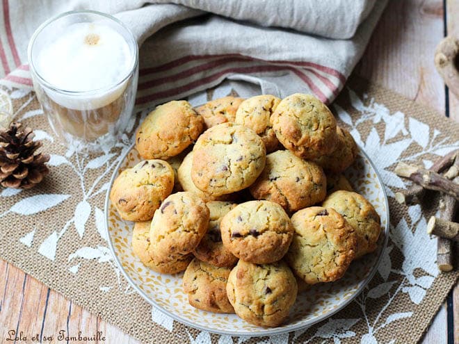 Cookies au peanut butter & pépites de chocolat • Lolo et sa tambouille