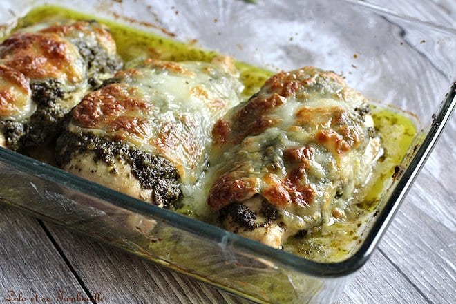 Poulet Au Pesto & Mozzarella • Recette De Lolo Et Sa Tambouille