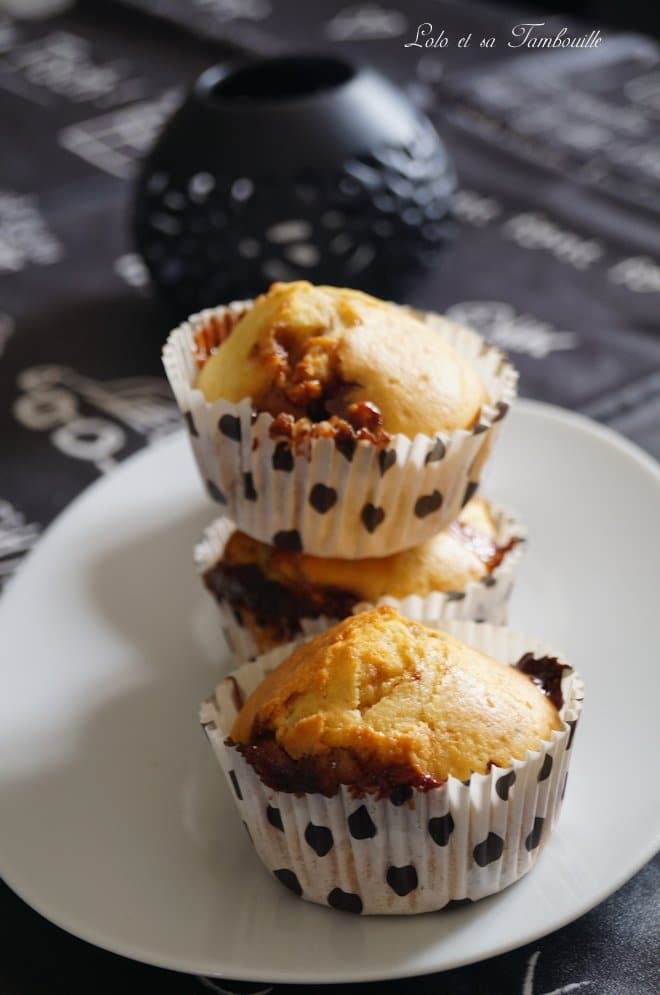 Muffins aux snickers • Recette de Lolo et sa tambouille