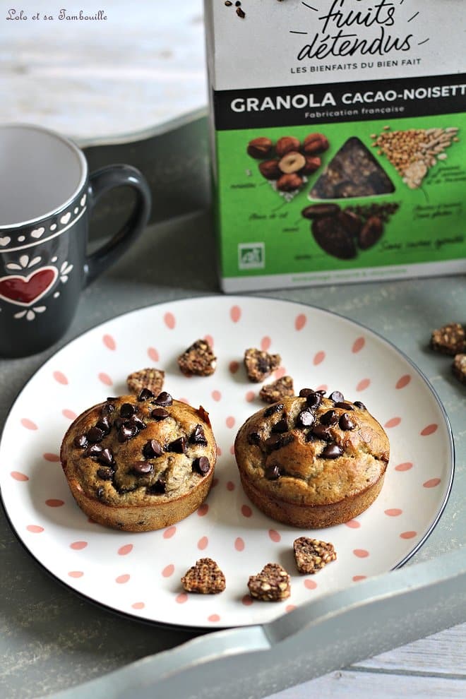 Moelleux Aux Bananes & Pépites De Chocolat {allégés} • Recette De Lolo ...