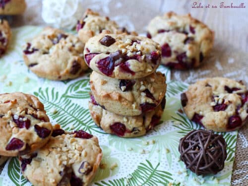 Cookies Aux Cerises & Chocolat • Lolo Et Sa Tambouille