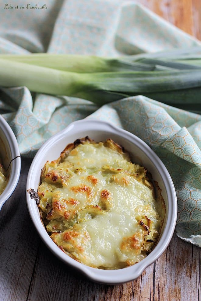 Gratin De Ravioles Aux Poireaux & Mozzarella • Recette De Lolo Et Sa ...