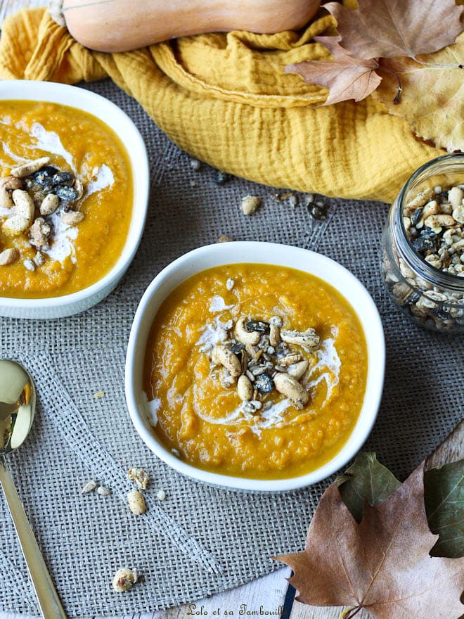 Velouté De Butternut & Carottes Au Miel • Lolo Et Sa Tambouille