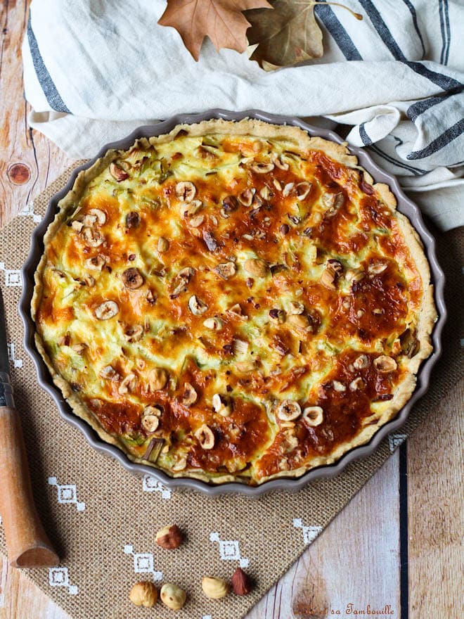 Tarte Aux Poireaux & Chèvre Frais • Lolo Et Sa Tambouille