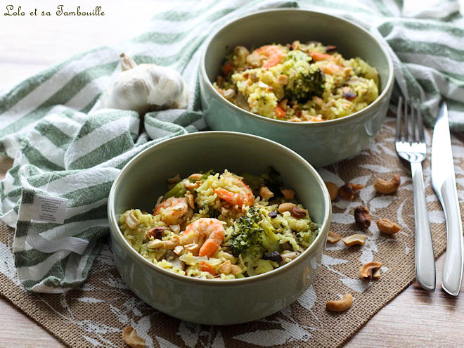 One pot rice aux crevettes,one pot rice aux crevettes et brocolis,recette one pot rice aux crevettes et brocolis,recette one pot rice crevettes brocolis,one pot rice crevettes brocolis,one pot rice,one pot rice vegetarien,recette one pot rice